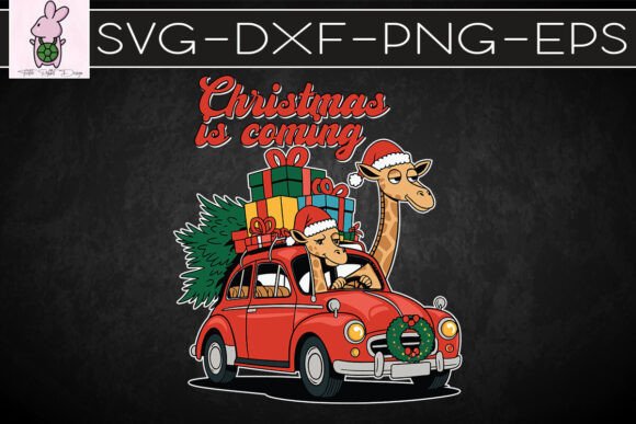 Christmas Is Coming Cute Coffee SVG: Crafts & Graphics