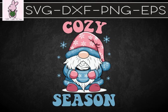 Cozy Season Christmas Pyjama Gnome SVG