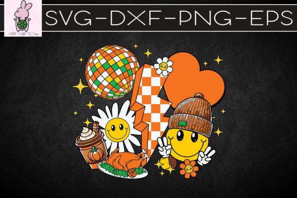 Fall Vibes Disco Ball SVG