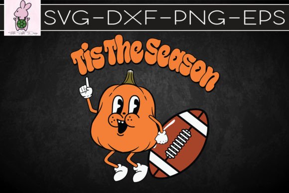 Football Fall Pumpkin Thanksgiving SVG Graphics