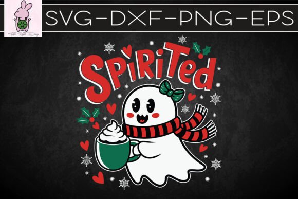 Happy Christmas Ghost Spirited SVG: Graphics & Crafts Asset Review