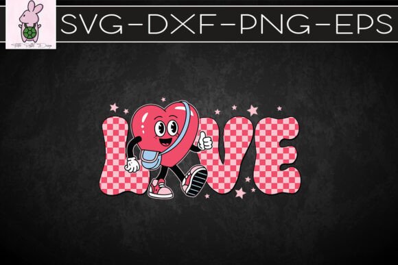 Love Retro Valentines Day SVG: Graphics for Crafts & Campaigns