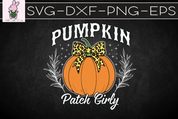 Pumpkin Patch Girly Halloween SVG Graphics for Crafts