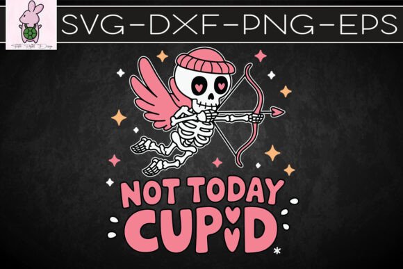 Valentines Day Not Today Cupid SVG: Graphics for Crafts & Campaigns