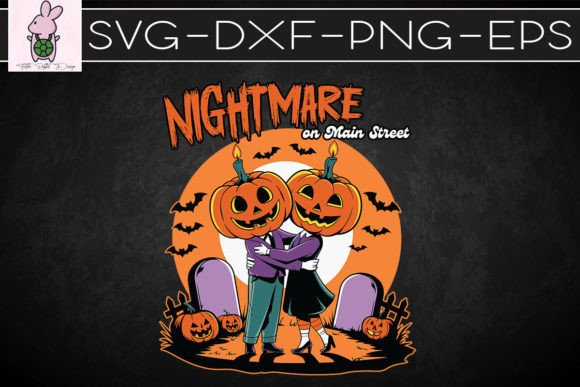 Vintage Mainstreet Halloween Pumpkin SVG: Crafts & Graphics for Local Branding