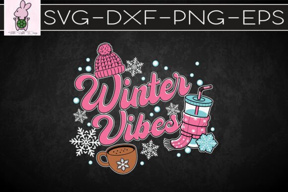 Winter Vibes Merry Christmas SVG: Graphics for Crafts & Campaigns